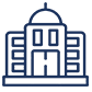 Public and office buildings icon